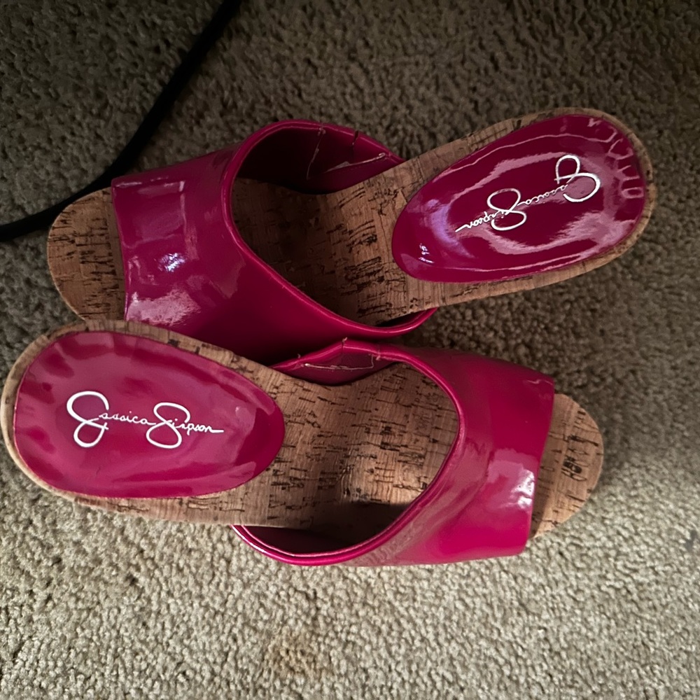 These are brand new Jessica Simpson wedges for that extra needed height